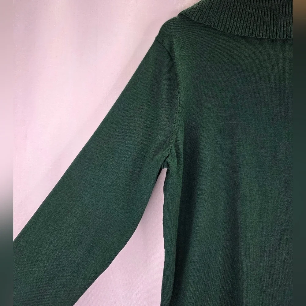 MICHAEL Michael Kors Sweater Women's Green Cowl Neck Pullover Tunic Size Large